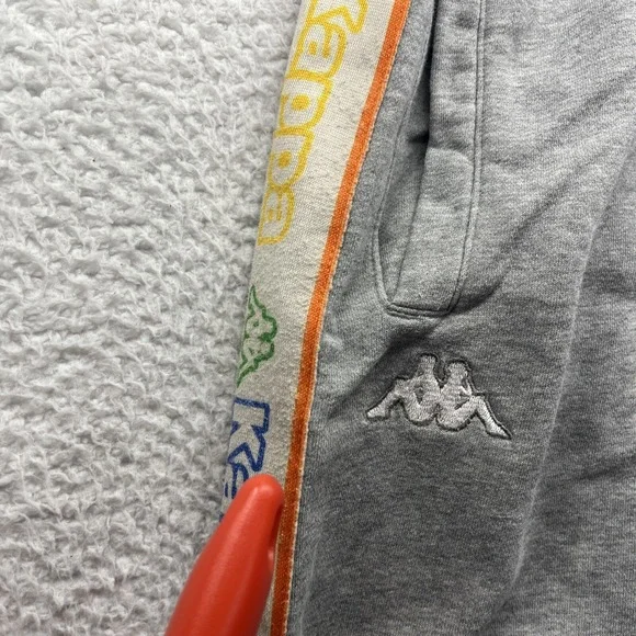 KAPPA Sweatpants Womens Small Gray Fleece Jogger Adult No Drawstring - Picture 4 of 16